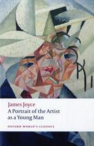 Couverture du livre « A portrait of the artist as a young man » de James Joyce aux éditions Oxford Up Elt