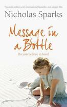 Couverture du livre « MESSAGE IN A BOTTLE » de Nicholas Sparks aux éditions Sphere