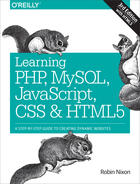 Couverture du livre « Learning PHP, MySQL, JavaScript, CSS & HTML5 » de Robin Nixon aux éditions O`reilly Media