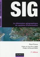 Couverture du livre « Sig ; la dimension géographique du système d'information (2e édition) » de Henri Pornon aux éditions Dunod