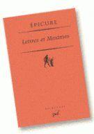 Couverture du livre « Lettres et maximes » de Epicure aux éditions Puf