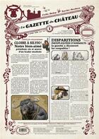 Couverture du livre « Le château des animaux ; la gazette du château n.1 » de La Gazette Des Animaux Collectif aux éditions Casterman