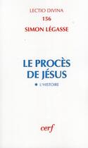 Couverture du livre « Le proces de jesus » de Simon Legasse aux éditions Cerf