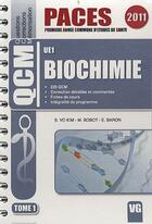 Couverture du livre « Qcm paces biochimie ue1 tome1 » de S. Vo Kim aux éditions Vernazobres Grego