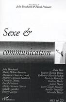 Couverture du livre « Sexe et communication » de Jjlie Bouchard et Pascal Froissart aux éditions Editions L'harmattan