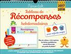 Couverture du livre « Tableau de recompenses hebdomadaires memoniak 2017-2018 » de  aux éditions Editions 365