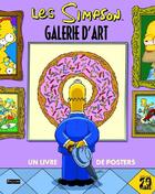 Couverture du livre « Les Simpson : galerie d'art ; un livre de posters » de Matt Groening aux éditions Fetjaine