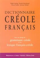 Couverture du livre « Dictionnaire Creole/Francais » de Ludwig/Montbran aux éditions Maisonneuve Larose