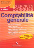 Couverture du livre « COMPTABILITE GENERALE (6e édition) » de Grandguillot Beatric aux éditions Gualino