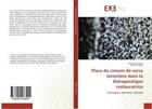 Couverture du livre « Place du ciment de verre ionomere dans la therapeutique restauratrice » de Jonas Adou Akpe aux éditions Editions Universitaires Europeennes