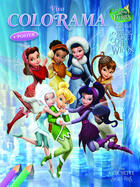Couverture du livre « Disney Fairies Viva Colorama Clochette Et Le Secret Des Fees (Avec Poster) » de Znu aux éditions Chantecler