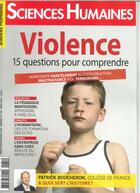 Couverture du livre « Sciences humaines n 279 la violence en 15 questions mars 2016 » de  aux éditions Sciences Humaines