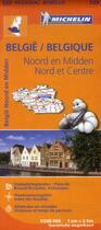 Couverture du livre « Noord-en midden-belgie / belgique nord et centre » de Collectif Michelin aux éditions Michelin