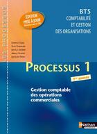 Couverture du livre « Processus 1 - bts cgo 1re annee les processus livre de l'eleve » de Cassio/Chamillard aux éditions Nathan