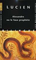 Couverture du livre « Alexandre ou le faux prophète » de Helene Monsacre aux éditions Belles Lettres