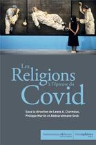 Couverture du livre « Les religions à l'epreuve du covid » de Philippe Martin aux éditions Hemispheres