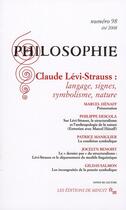 Couverture du livre « Revue Philosophie Minuit T.98 » de  aux éditions Minuit