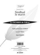 Couverture du livre « Sindbad le marin - fichier » de  aux éditions Sedrap