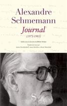 Couverture du livre « Journal 1973-1983 » de Alexandre Schmemann aux éditions Syrtes