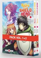 Couverture du livre « The Rising of the Shield Hero - Pack promo vol. 01 et 02 - édition limitée » de Yusagi Aneko et Kyu Aiya aux éditions Bamboo