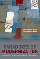 Couverture du livre « Paradoxes of Modernization: Unintended Consequences of Public Policy R » de Helen Margetts aux éditions Oup Oxford