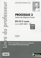 Couverture du livre « Processus 3 bts cg 2eme annee (les processus cg) professeur 2017 » de Antitomaso/Clerc aux éditions Nathan