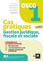 Couverture du livre « DSCG 1 - Gestion juridique fiscale et sociale - Cas pratiques 2024-2025 » de Jean-Luc Mondon et Jean-Yves Jomard et Francoise Rouaix et Alain Burlaud et Cedric Devaux et Lila Maata-Devaux aux éditions Foucher