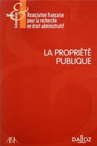 Couverture du livre « La propriété publique » de  aux éditions Dalloz