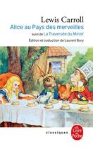 Couverture du livre « Alice au pays des merveilles ; la traversée du miroir » de Lewis Carroll aux éditions Lgf