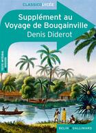 Couverture du livre « Supplément au voyage de Bougainville, de Denis Diderot » de Julie Cuvillier aux éditions Belin Education