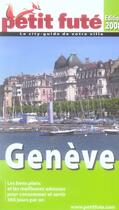 Couverture du livre « Genève (édition 2008) » de Collectif Petit Fute aux éditions Le Petit Fute