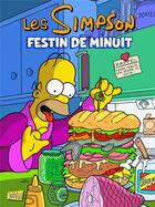 Couverture du livre « Les Simpson Tome 33 : festin de minuit » de Matt Groening aux éditions Jungle