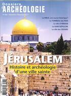 Couverture du livre « Dossier d'archeologie n 384 jerusalem novembre 2017 » de  aux éditions Faton Revue