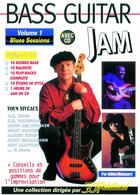 Couverture du livre « Bass guitar jam vol.1 blues sessions cd tab » de Gilles Malapert aux éditions Jj Rebillard