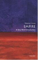 Couverture du livre « Empire: A Very Short Introduction » de Howe Stephen aux éditions Oup Oxford