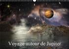 Couverture du livre « Voyage autour de jupiter calendrier mural 2020 din a3 horizontal - paysages 3d de lunes imaginair » de Gaymard Alain aux éditions Calvendo