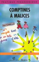 Couverture du livre « Comptines a malices » de Marie-Odile Taberlet aux éditions Bordas