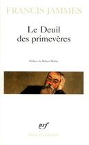 Couverture du livre « Le deuil des primevères » de Francis Jammes aux éditions Gallimard