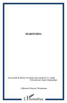 Couverture du livre « Maroussia » de Marko Vovtchok et Pierre-Jules Hetzel aux éditions Editions L'harmattan