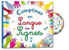 Couverture du livre « Comptines en langue des signes » de Sandrine Lhomme aux éditions Formulette