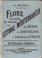 Couverture du livre « Flore coloriée de poche du littoral méditerannéen » de Otto Penzig aux éditions Bibliomane