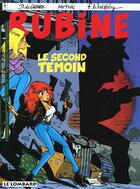 Couverture du livre « Rubine T.3 ; le second témoin » de Mythic et Dragan De Lazare et Francois Walthery aux éditions Lombard