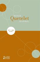 Couverture du livre « Revue Quetelet 1 2013 » de  aux éditions Pu De Louvain