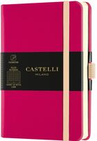 Couverture du livre « Carnet aquarela poche ligne fuschia » de Castelli aux éditions Castelli Milano