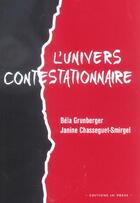 Couverture du livre « L univers contestationnaire (l') » de Grumberger/Chassegue aux éditions In Press