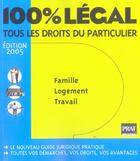 Couverture du livre « 100% legal (édition 2005) » de  aux éditions Prat