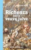 Couverture du livre « Richenza ou La veuve juive » de Edward Sorg aux éditions Lulu