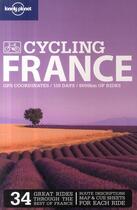 Couverture du livre « Cycling France (2e édition) » de Ethan Gelber aux éditions Lonely Planet France