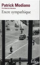 Couverture du livre « Encre sympathique » de Patrick Modiano aux éditions Folio