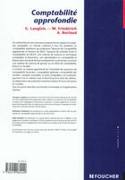 Couverture du livre « Comptabilite Approfondie Epreuve N.6 » de Langlois et Friederich et Burlaud aux éditions Foucher